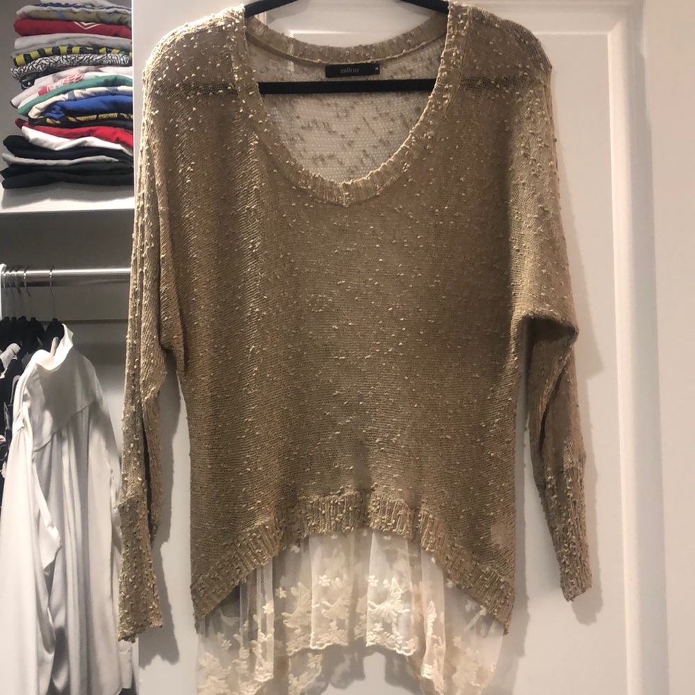LF lace sweater